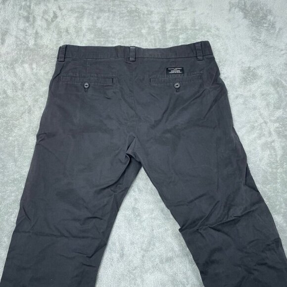 Banana Republic Mens Fulton Skinny Chino Pants 32x32 Cotton/Spandex Gray 6681 - Picture 8 of 9